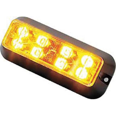 Pse Amber Warning Light, LED, Black, Surface, Rect, 5 L LXEXB1FAH