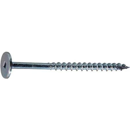 Zoro Select Wood Screw, #10, 3-7/16 in, Zinc Plated Steel Flat Head Torx Drive, 100 PK PHZ8.3.5 -100PC