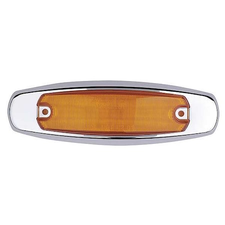 Maxxima Clearance Light, LED, Amber, Oval, 6-1/4 L M20332Y