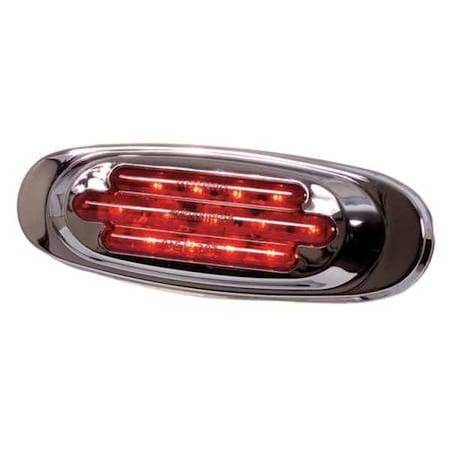 Maxxima Clearance Light, LED, Rd, Surf, Oval, 6-5/8 L M72270R