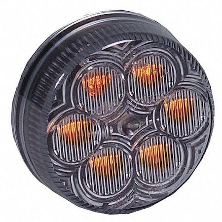 Maxxima Clearance Light, LED, Amber, Grommet, 2 Dia