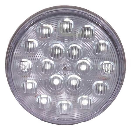 Maxxima Backup Light, LED, Wht, Flange, Rnd, 4 In Dia AX44WF - KIT