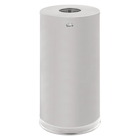 Rubbermaid Commercial 15 gal. Stainless Steel Round Trash Can, Silver FGCC16SSSGL