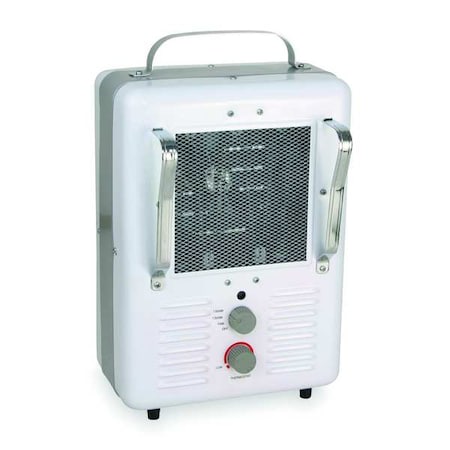 Dayton Portable Electric Jobsite & Garage Heater, 120V, 1.3 kW/1.5 kW, 5-15P, 1-Phase 3VU33