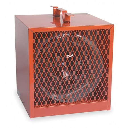 Dayton Portable Electric Jobsite & Garage Heater, 5600W/4200W, 208/240V AC, 1 Phase, 19,110 / 14,335 BtuH 3VU36