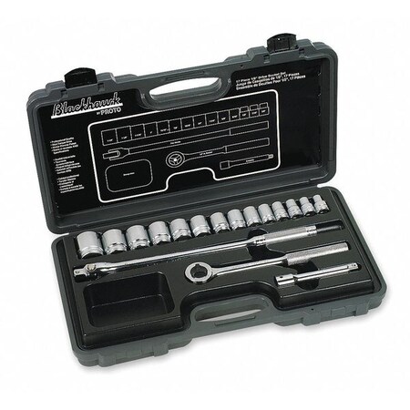 Blackhawk By Proto 1/2" Drive SAE, 17 pcs 1218-S