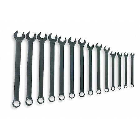 Blackhawk By Proto Combo Wrench Set, Black, 3/8-1-1/4 in, 14Pc BL-014