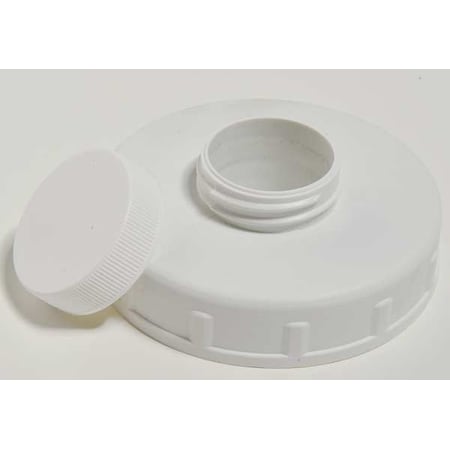 Zoro Select Vent Closure Cap 83mm, Polypropylene, Wht 180152