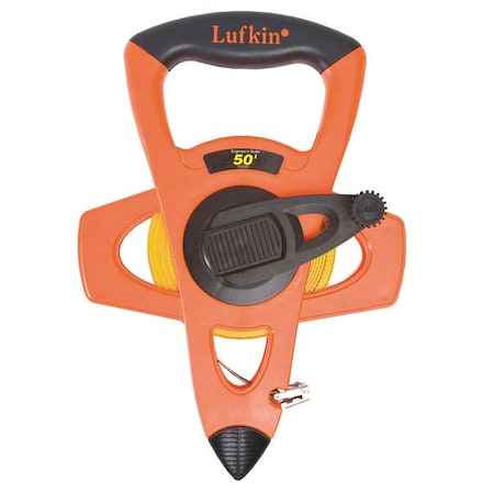 Crescent Lufkin 1/2" x 50' Engineer's Fiberglass Tape Measure FE050D