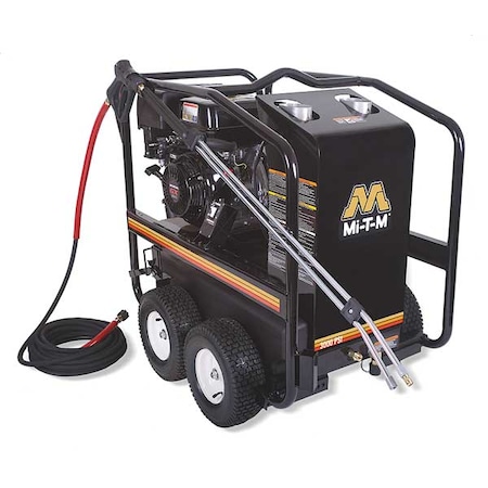 Mi-T-M Medium Duty 3000 psi 3.5 gpm Hot Water Gas Pressure Washer GH-3004-0EGH