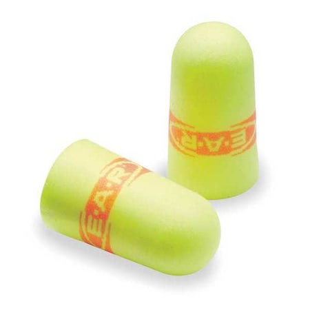 3M Disposable Uncorded Ear Plugs, Bullet Shape, 33 dB, 200 Pairs, Yellow 12083