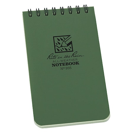 Rite In The Rain All Weather Memo Book, Universal, 3 x 5 In 935