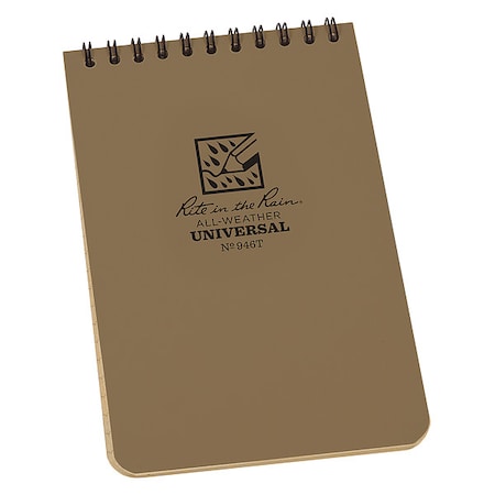 Rite In The Rain All Weather Memo Book, Universal, 4 x 6In. 946T