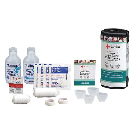 First Aid Only Eye Care Emergency Responder Pack, Plastic Tube, 16 Components, 24 People Served RC-684