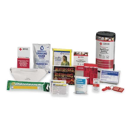 First Aid Only Survival Kit, Plastic 32 Components, 1 People Served RC-613