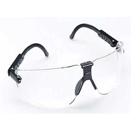 3M Safety Glasses, Lexa, Clear Anti-Fog Lens, Polycarbonate, Slate Black Frameless, Wraparound 15100-00000-20