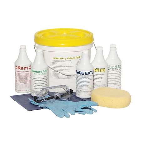Spill Eater Laboratory Safety Spill Kit 3WMW2