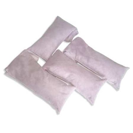 Absorbent Specialty Products Sorbent Sock, 1 gal, 3 in x 48 in, Acids, Lower pH Liquids, Pink, 4 PK 3WMX9