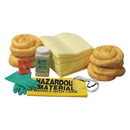 Enpac Spill Kit Refill, 11 gal Volume Absorbed per Kit, 11 gal Capacity, Refill, Brown, 35 1321-RF