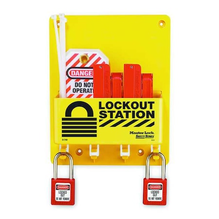 Master Lock 2-Lock Compact Lockout Center, Circuit Breaker Lockout S1720E410