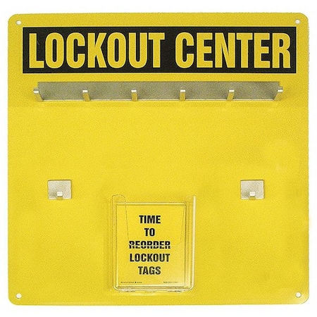 Accuform Lockout Center, Unfilled, 14" H KST406