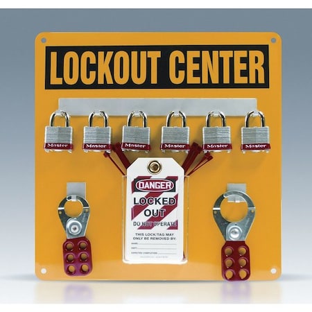 Accuform Lockout Center, 28 Components, 6 Locks KST404