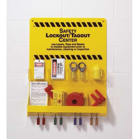 Brady Safety Lockout/Tagout Center, Red/Wht LC503E | Zoro