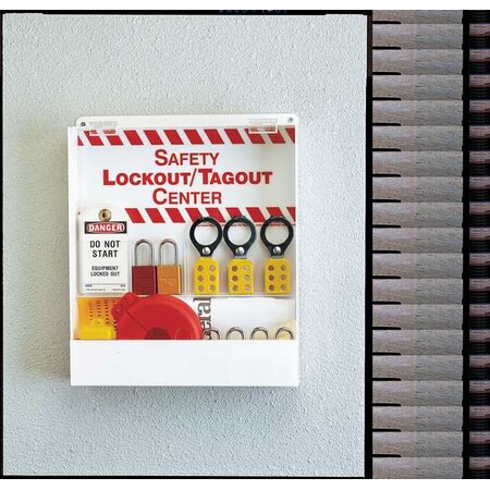 Brady Safety Lockout/Tagout Center, Unfilled LC744E | Zoro