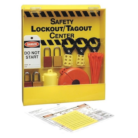 Brady Safety Lockout/Tagout Center, 6 Locks LC234E | Zoro