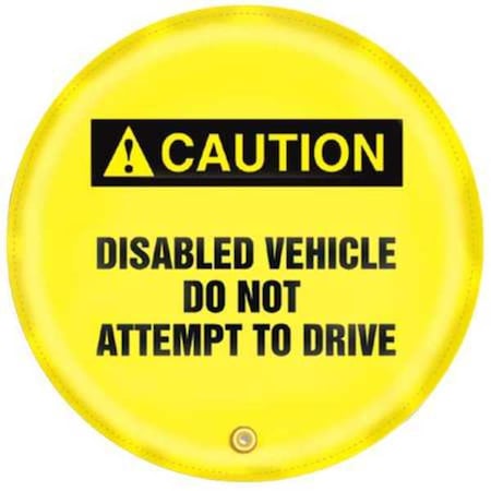 Accuform Caution Sign, 20 in H, 20 in W, Vinyl, English, KDD728 KDD728