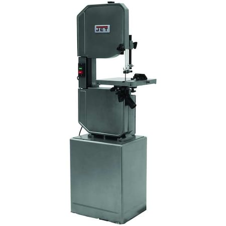 JET Band Saw, 6" x 14" Rectangle, 6" Round, 6 in Square, 115/230V AC V, 1 hp HP 414500