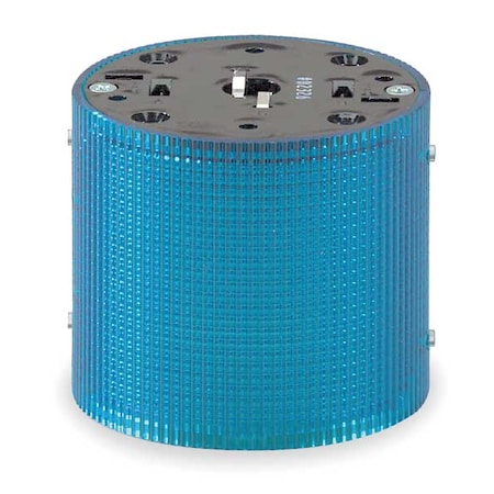 Federal Signal Tower Light Module, 120V AC, Blue, 3 15/16 in Dia., 3 1/4 in Height, LED, LSLD Series LSLD-120B
