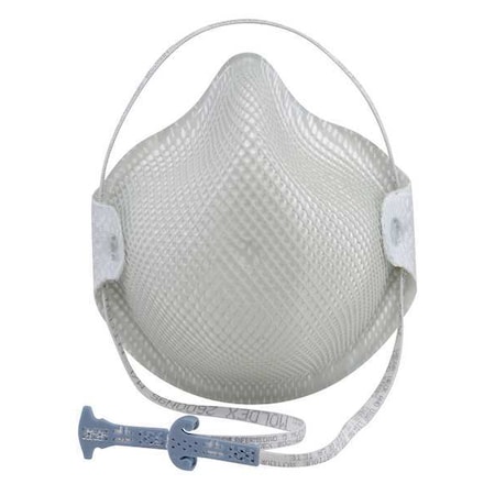 Moldex Disposable Respirator, N95, Molded, Dual, Non-Adjustable, Molded Nose Bridge, M 2600N95