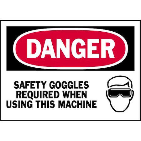 Brady Danger Label, Instruction, 5 In. W, PK5, 86147 86147