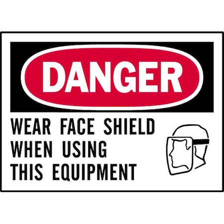 Brady Danger Label, Instruction, 5 In. W, PK5, 86151 86151
