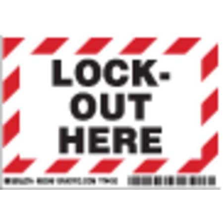 Brady Machine/Equipment Label, English, PK5, 86245 86245