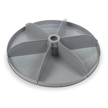 Durham Mfg Gray Flat-Bottom Shelf, 14 in W, 6 in H RB28-95