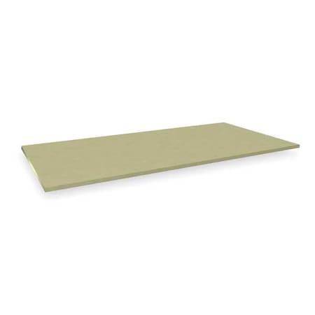 Tennsco Decking, Particleboard, 48 in W, 24 in D, Sand, Unfinished Finish PB-4824