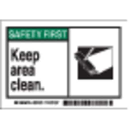 Brady Safety Label, Instruction, 3-1/2 In. H, PK5, 86193 86193