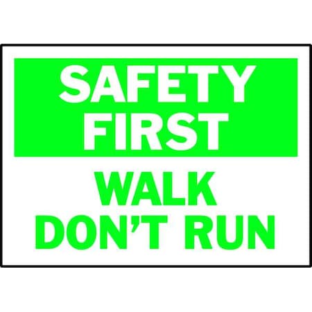 Brady Safety Label, 3-1/2 In. H, Polyester, PK5 86305