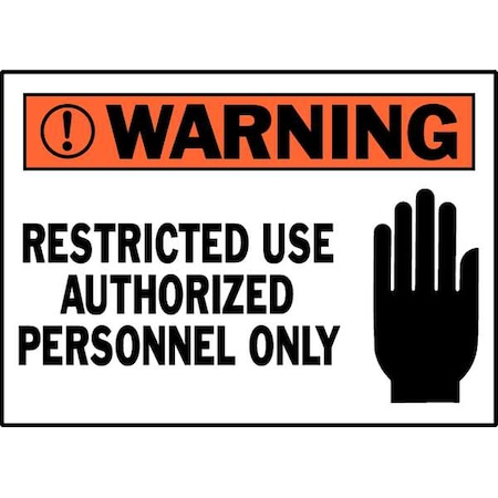 Brady Machine/Equipment Label, 3 1/2 in Height, 5 in Width, Polyester, Horizontal Rectangle, English 86168