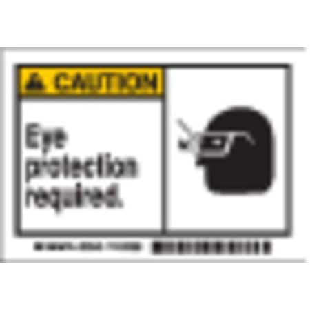 Brady Equipment Label, 3 1/2 in Height, 5 in Width, Polyester, Horizontal Rectangle, English 86846