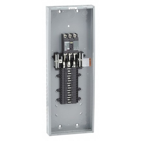 Square D Load Center, QO, 30 Spaces, 200A, 120/240V AC, Convertible Main Circuit Breaker, 3 Phase QO330MQ200