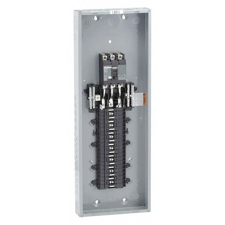 Square D Load Center, QO, 42 Spaces, 200A, 120/240V AC, Convertible Main Circuit Breaker, 3 Phase QO342MQ200