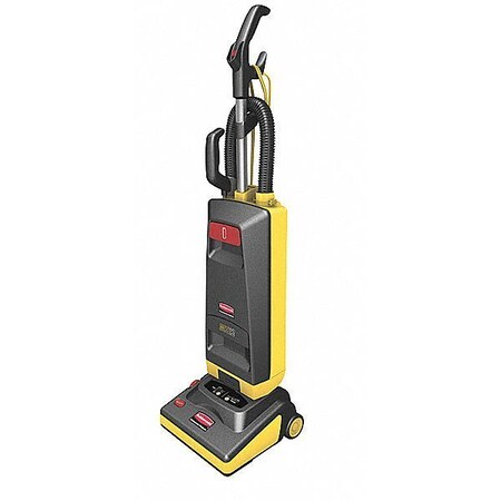 Rubbermaid Commercial Upright Vacuum, Air Flow 105 cfm, HEPA FG9VMH150000