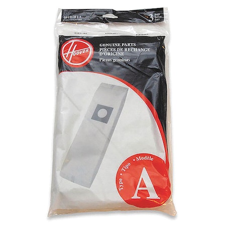 Hoover Vacuum Bag, 3 PK 4010001A