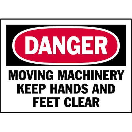 Brady Danger Label, Instruction, 5 In. W, PK5, 86227 86227