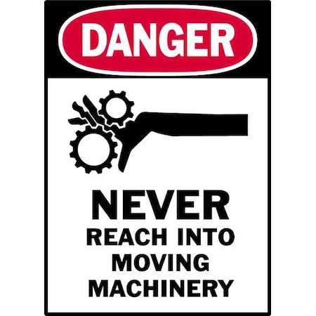 Brady Equipment Label, 5 In. W, PK5, 86262 86262