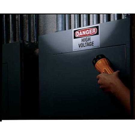Brady Danger Label, Electrical Hazard, PK8, 21006LS 21006LS