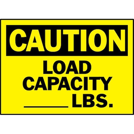 Brady Caution Label, 3-1/2 In. H, 5 In. W, PK5, 86209 86209